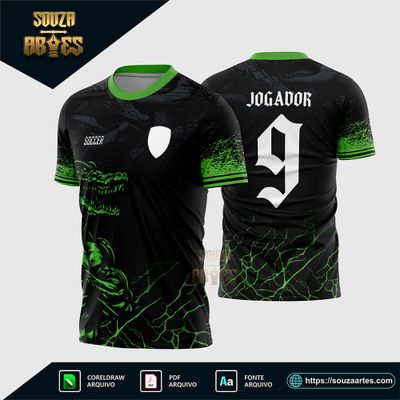 Arte Vetor Camisa InterClasse Crocodilo