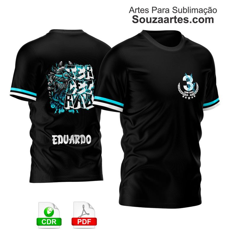 Arte Vetorial Camisa Terceirão Zeus 2024 Para Subimação