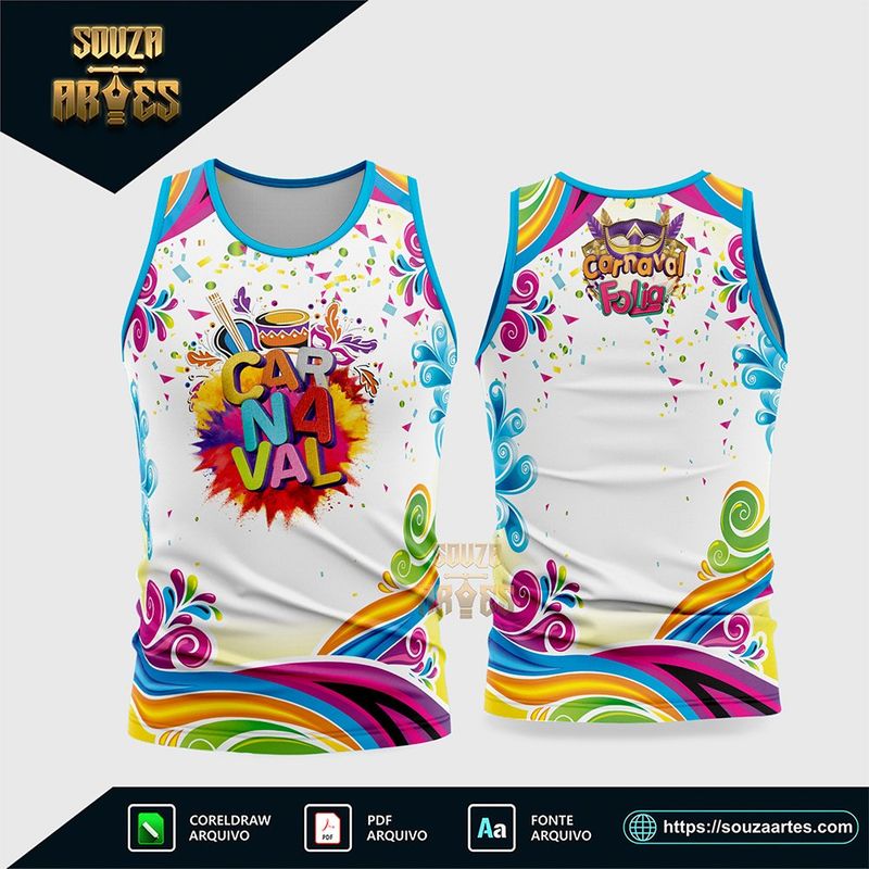 Camisa Abadá Bloco Carnaval 2026 - Modelo 33