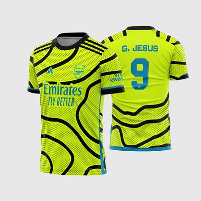 Arte Vetor Camisa Reserva Arsenal 2023 - 2024