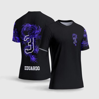 Arte Camisa Terceirão Dragão Roxa