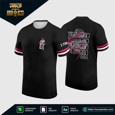 Arte Vetor Camisa Terceirão 2025 - Cobra