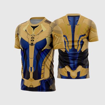 Arte Estampa Vetor Camisa Heróis - Thanos