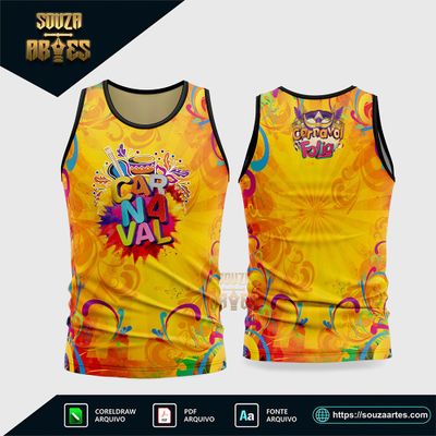Arte Vetor Camisa Abadá Bloco Carnaval 2026 - Modelo 25