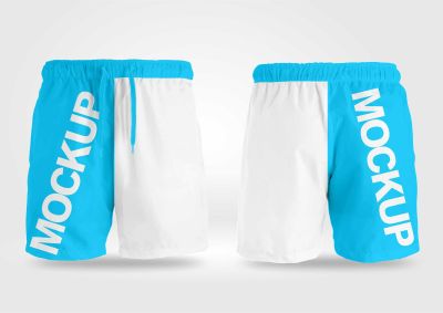 Mockup Bermuda Moletom Editavel Corel Draw X7