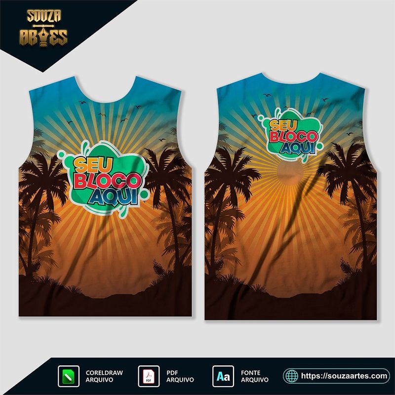 Camisa Abadá Bloco Carnaval 2025 - Modelo 06