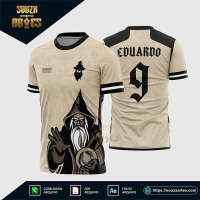 Arte Vetor Camisa Interclasse Mágico - Mago