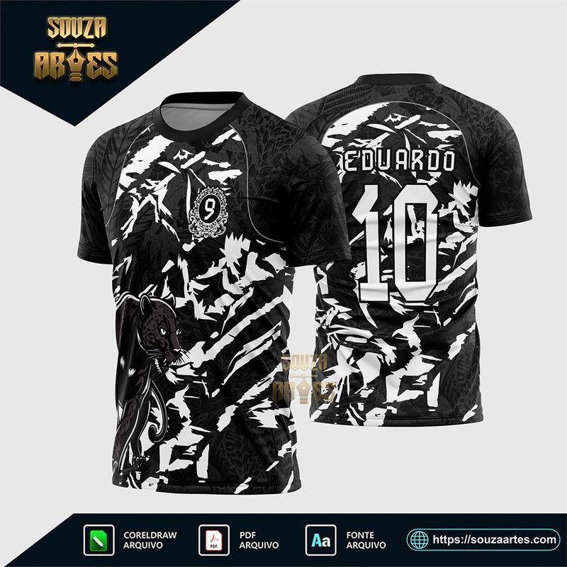 Camisa InterClasse Pantera Nono Ano Modelo Branco