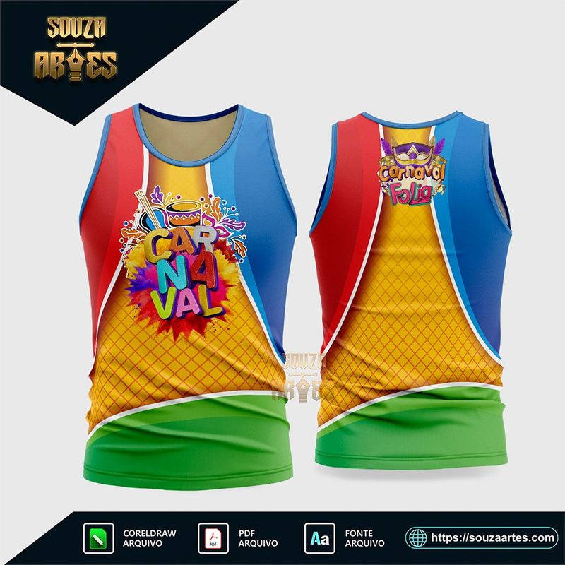 Camisa abadá de Carnaval 2026, modelo 22