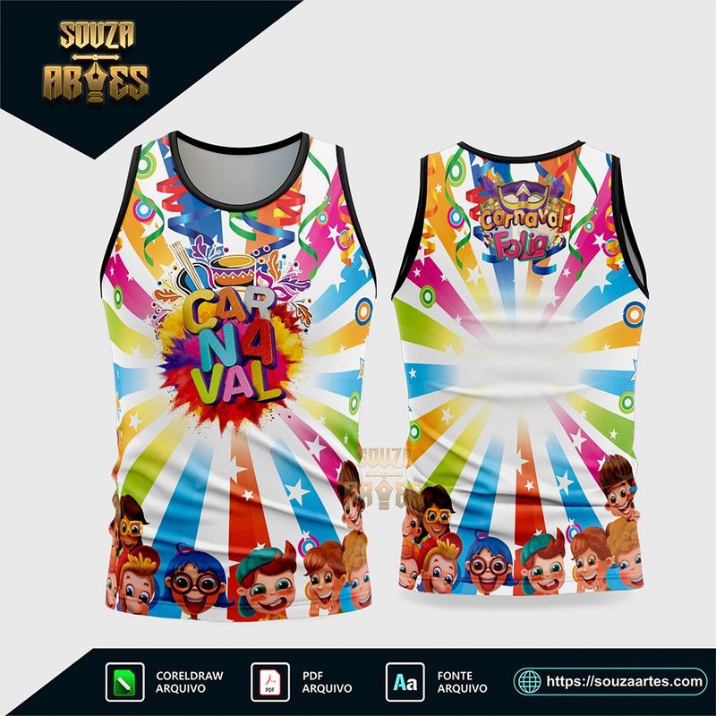 Camisa Abadá Bloco Carnaval 2026 - Modelo 44