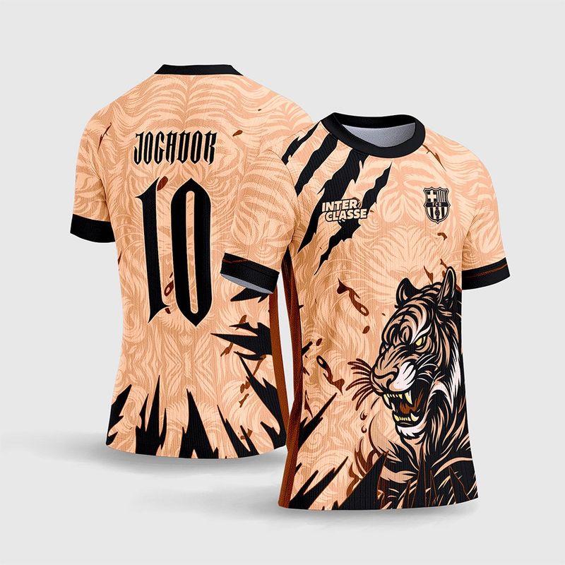 Camiseta de Interclasse Tigre Feroz Bege