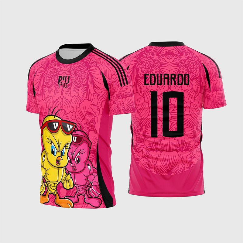 Camisa Interclasse Piu-piu Amarelo com Rosa 2027