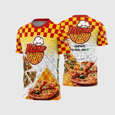 Arte Camisa Pizzaria - Profissão Modelo 01
