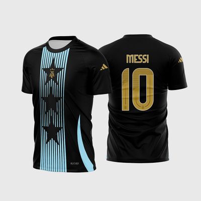 Arte Vetor Camisa Argentina Pré-Jogo 2024 - 2025
