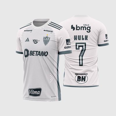 Arte Vetor Camisa Atlético Mineiro Reserva 2024 - 2025