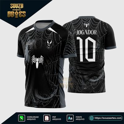 Arte Vetor Camisa Interclasse Venom 2025