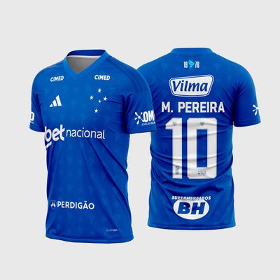 Arte Vetor Camisa Cruzeiro Titular 2026 - 2027