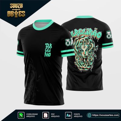 Arte Vetor Camisa Terceirão 2025 Medusa