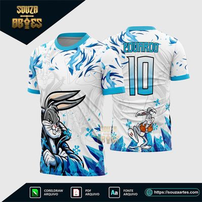 Arte Vetor Camisa Interclasse Pernalonga Frio