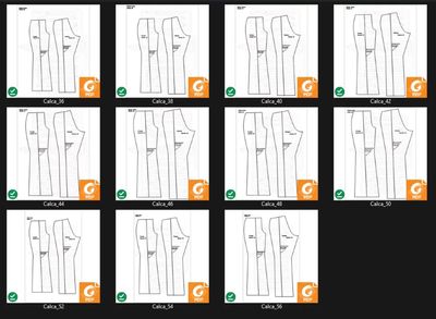 Molde de Costura Para Imprimir Camiseta - 51 - Calça Social