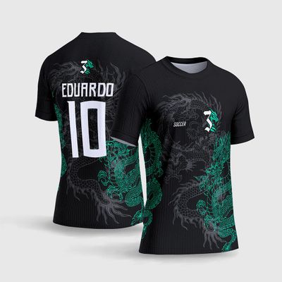 Arte Vetor Camisa InterClasse Dragão Verde 2026