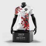 Camisa Interclasse Serpente Floral Vermelho 2024 — imagem 2